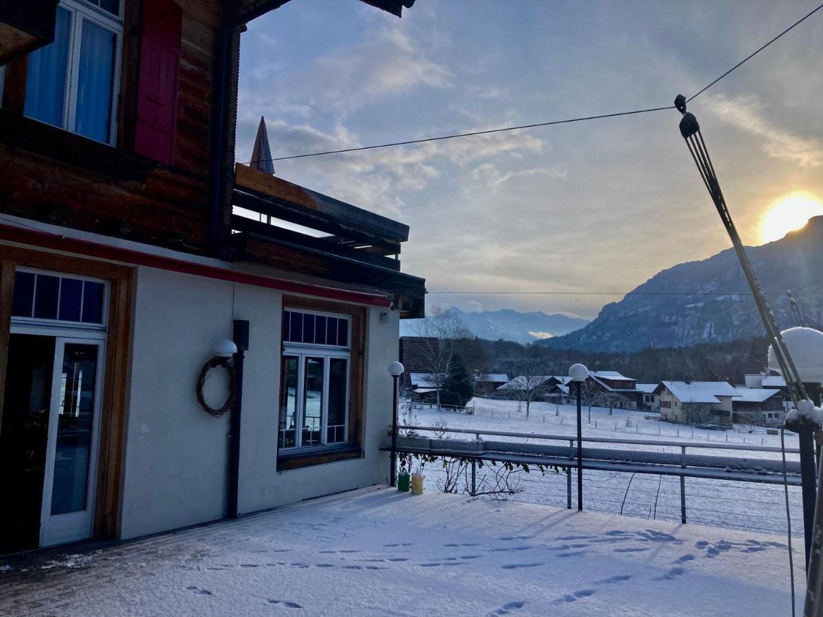 Hotel Alpenrose Beim Ballenberg Hofstetten bei Brienz Kültér fotó